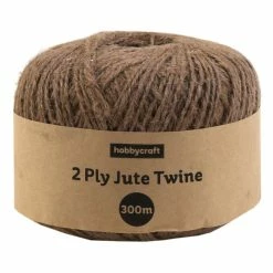 Outlet 😀 Hobbycraft Natural Jute Twine 2 Ply 300m 😉
