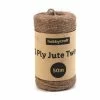 Cheapest 🌟 Hobbycraft Natural Jute Twine 2 Ply 50m 😍