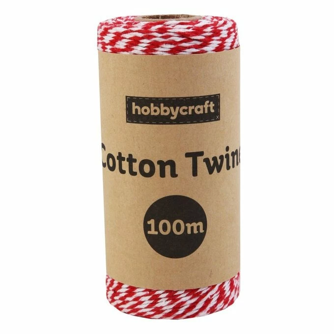 Buy π€© Hobbycraft Red And White Cotton Twine 100m π 1 Buy π€© Hobbycraft Red And White Cotton Twine 100m π