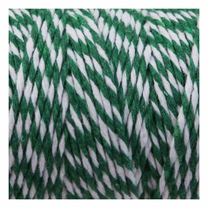 Hot Sale π₯° Hobbycraft Green And White Cotton Twine 100m π 2 Hot Sale π₯° Hobbycraft Green And White Cotton Twine 100m π - Image 2