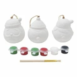 Best Pirce ✔️ Hobbycraft Paint Your Own Ceramic Baubles 3 Pack 😍