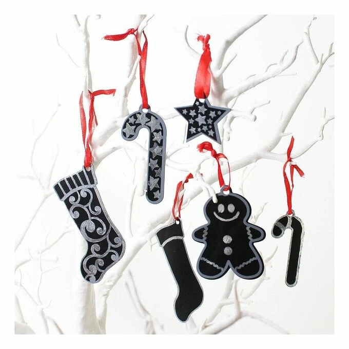 Best deal ✨ Hobbycraft 🎅 Christmas Scraper Foil Decorations 12 Pack 🥰 1 Best deal ✨ Hobbycraft 🎅 Christmas Scraper Foil Decorations 12 Pack 🥰