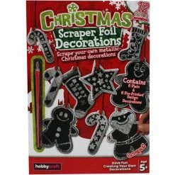 Best deal ✨ Hobbycraft 🎅 Christmas Scraper Foil Decorations 12 Pack 🥰 5 Best deal ✨ Hobbycraft 🎅 Christmas Scraper Foil Decorations 12 Pack 🥰 -Hobbycraft Shop 653535 1000 3 christmas scraper foil decorations 12 pack
