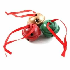 Alternative view of Flash Sale 🔥 Hobbycraft Red Gold And Green 🎅 Christmas Jingle Bells 12 Pack 🎉