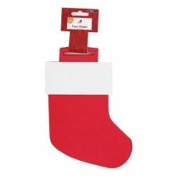 Alternative view of Cheap 💯 Hobbycraft ❄ Christmas Stocking Foam Shape 4 Pack 🌟
