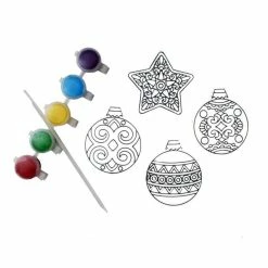 Cheap 💯 Hobbycraft ❄ Christmas Tree Bauble Suncatcher Kit 4 Pack 🤩