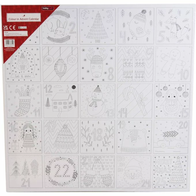 Best Sale ๐ Hobbycraft Advent Colour-In Canvas 50cm ๐ 4 Best Sale ๐ Hobbycraft Advent Colour-In Canvas 50cm ๐ - Image 4