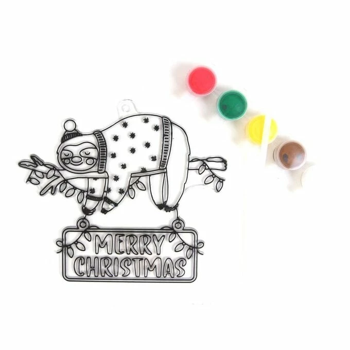 Best Pirce π Hobbycraft π Christmas Sloth Suncatcher Kit π 1 Best Pirce π Hobbycraft π Christmas Sloth Suncatcher Kit π