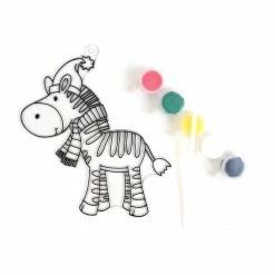 Brand new 💯 Hobbycraft 🎁 Christmas Zebra Suncatcher Kit 🌟