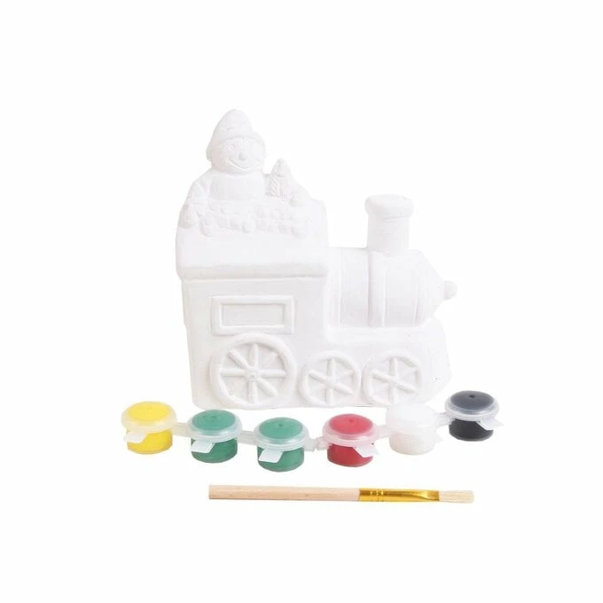 Brand new ✔️ Hobbycraft Paint Your Own Train Money Box ⌛ 1 Brand new ✔️ Hobbycraft Paint Your Own Train Money Box ⌛