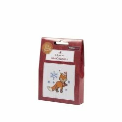 Best Sale 😉 Hobbycraft 🎁 Christmas Fox Mini Cross Stitch Kit ⭐ -Hobbycraft Shop 657556 1002 3 xmas 22 mini cross stitch fox
