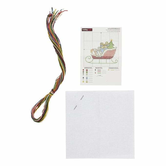 New ๐ฅฐ Hobbycraft Santa Sleigh Mini Cross Stitch Kit ๐ 2 New ๐ฅฐ Hobbycraft Santa Sleigh Mini Cross Stitch Kit ๐ - Image 2