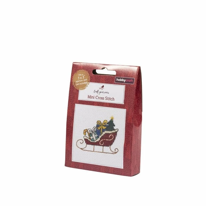 New ๐ฅฐ Hobbycraft Santa Sleigh Mini Cross Stitch Kit ๐ 3 New ๐ฅฐ Hobbycraft Santa Sleigh Mini Cross Stitch Kit ๐ - Image 3