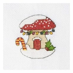 Brand new 🔔 Hobbycraft Toadstool Mini Cross Stitch Kit 👏