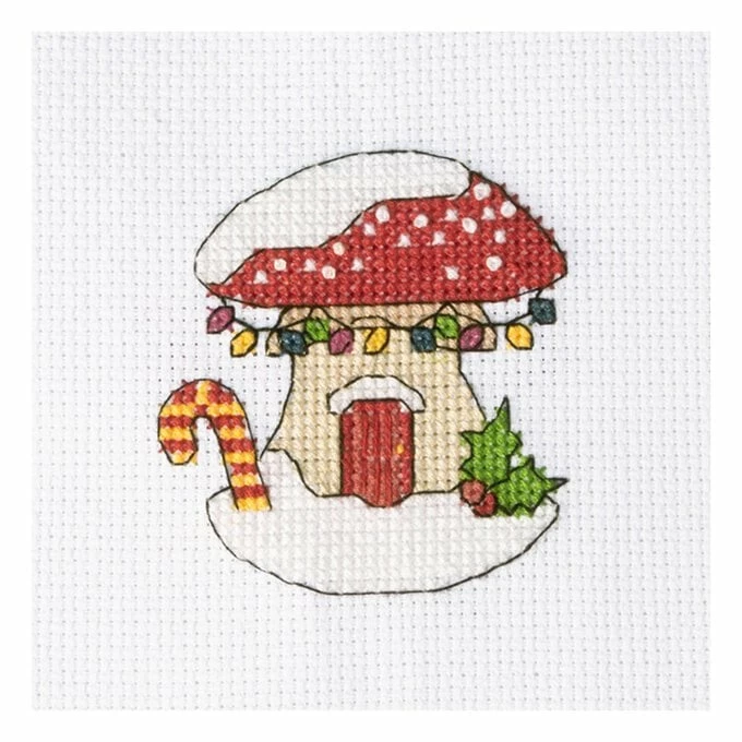 Brand new ๐ Hobbycraft Toadstool Mini Cross Stitch Kit ๐ 1 Brand new ๐ Hobbycraft Toadstool Mini Cross Stitch Kit ๐