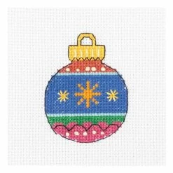 Cheap 🤩 Hobbycraft Bauble Mini Cross Stitch Kit 🌟