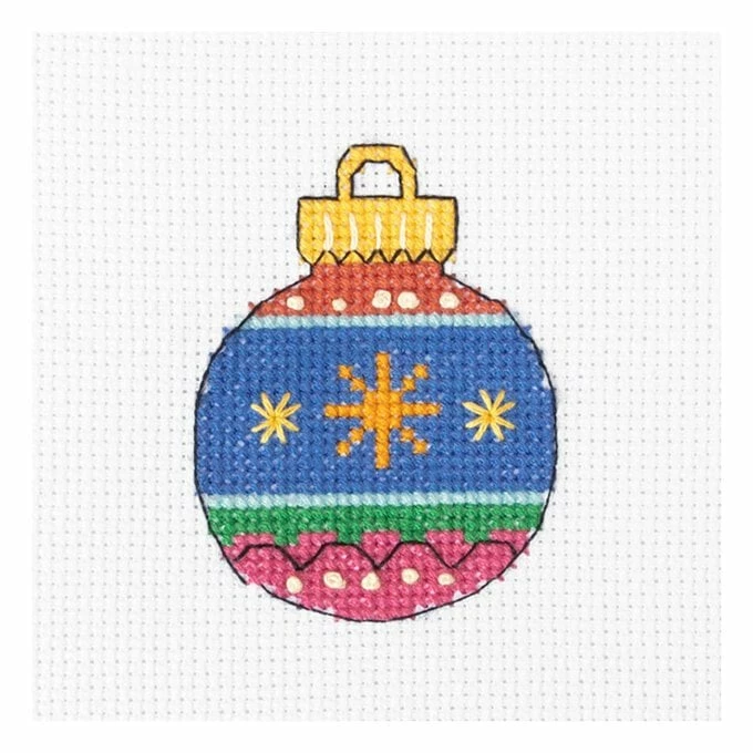 Cheap 🤩 Hobbycraft Bauble Mini Cross Stitch Kit 🌟 1 Cheap 🤩 Hobbycraft Bauble Mini Cross Stitch Kit 🌟