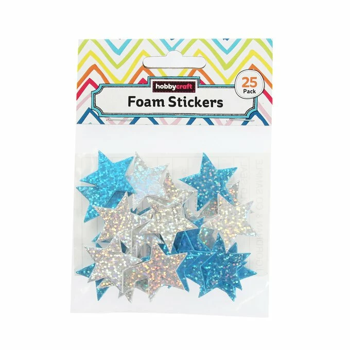 Best Sale π Hobbycraft Holographic Star Foam Stickers 25 Pack β 3 Best Sale π Hobbycraft Holographic Star Foam Stickers 25 Pack β - Image 3