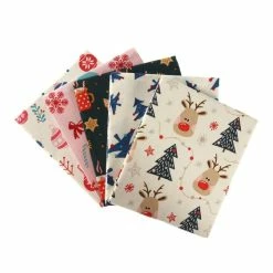 Coupon π₯ Hobbycraft π¬ Candy Cane Print Cotton Fat Quarters 5 Pack π₯°