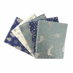 Discount ๐ Hobbycraft Silver Foil Printed ๐
Christmas Cotton Fat Quarters 5 Pack โค๏ธ