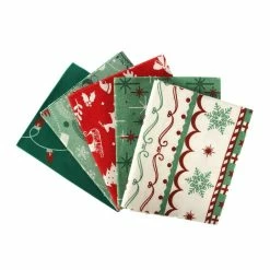 Cheapest โ Hobbycraft Reindeer Print Cotton Fat Quarters 5 Pack ๐