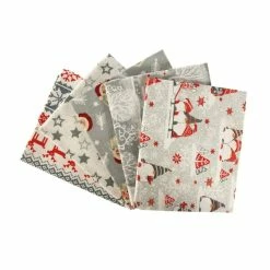 Discount ๐ Hobbycraft Scandi ๐ Christmas Cotton Fat Quarters 5 Pack โญ