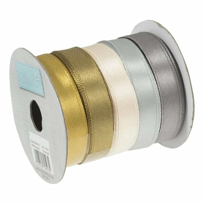 Cheap π€© Trimits Silver And Gold Satin Ribbons 10mm X 4m 5 Pack βοΈ 1 Cheap π€© Trimits Silver And Gold Satin Ribbons 10mm X 4m 5 Pack βοΈ