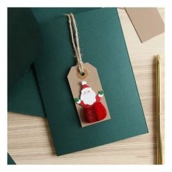 Alternative view of Cheap 🌟 Hobbycraft Santa Honeycomb Toppers 4 Pack 👍