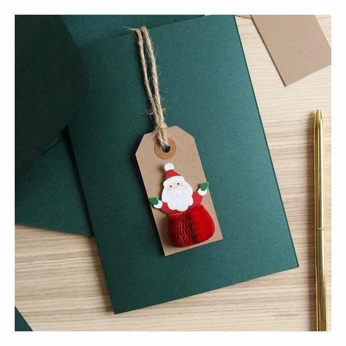 Cheap ๐ Hobbycraft Santa Honeycomb Toppers 4 Pack ๐ 2 Cheap ๐ Hobbycraft Santa Honeycomb Toppers 4 Pack ๐ - Image 2