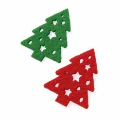 Best Pirce 🎁 Hobbycraft 🔔 Christmas Tree Felt Embellishments 12 Pack ⭐ -Hobbycraft Shop 658351 1000 3 Felt Tree Embellishments red green 12pack