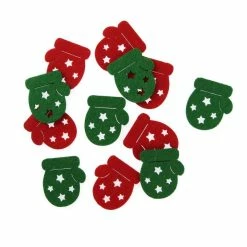 Flash Sale π Hobbycraft π Christmas Mitten Felt Embellishments 12 Pack β