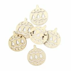 Brand new โค๏ธ Hobbycraft Wooden ๐
Christmas Tree Bauble Embellishments 6 Pack ๐