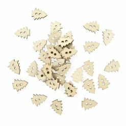 Brand new ๐ Hobbycraft ๐
Christmas Tree Wooden Buttons 36 Pack โ๏ธ