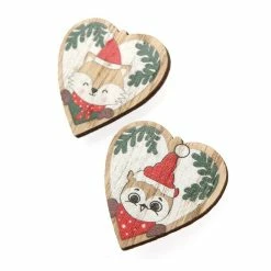 Brand new 🔥 Hobbycraft Fox And Owl 🔔 Christmas Wooden Toppers 6 Pack ✨ 8 Brand new 🔥 Hobbycraft Fox And Owl 🔔 Christmas Wooden Toppers 6 Pack ✨ -Hobbycraft Shop 658356 1000 4 Wooden Embellishment Fox Owl