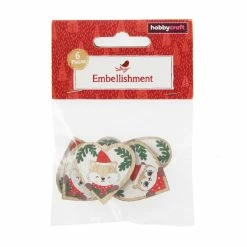 Brand new 🔥 Hobbycraft Fox And Owl 🔔 Christmas Wooden Toppers 6 Pack ✨ 9 Brand new 🔥 Hobbycraft Fox And Owl 🔔 Christmas Wooden Toppers 6 Pack ✨ -Hobbycraft Shop 658356 1000 5 Wooden Embellishment Fox Owl