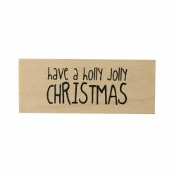 Brand new ๐ฅฐ Hobbycraft Holly Jolly Wooden Stamp 2.5cm X 6.3cm ๐ 7 Brand new ๐ฅฐ Hobbycraft Holly Jolly Wooden Stamp 2.5cm X 6.3cm ๐ -Hobbycraft Shop 658373 1000 3 Wooden Stamp Medium jolly Christmas