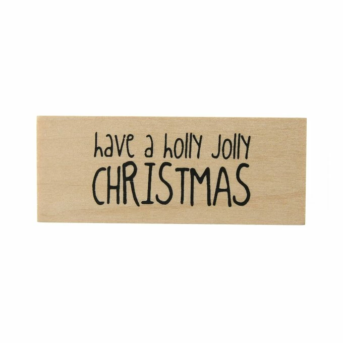 Brand new ๐ฅฐ Hobbycraft Holly Jolly Wooden Stamp 2.5cm X 6.3cm ๐ 3 Brand new ๐ฅฐ Hobbycraft Holly Jolly Wooden Stamp 2.5cm X 6.3cm ๐ - Image 3