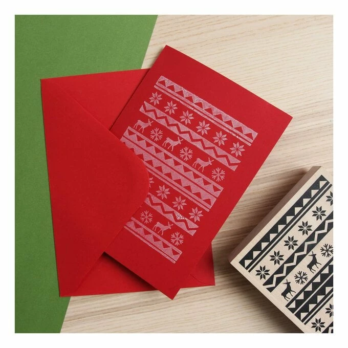 Cheapest โจ Hobbycraft Fair Isle Wooden Stamp 11.4cm X 8.9cm ๐ฏ 5 Cheapest โจ Hobbycraft Fair Isle Wooden Stamp 11.4cm X 8.9cm ๐ฏ - Image 5