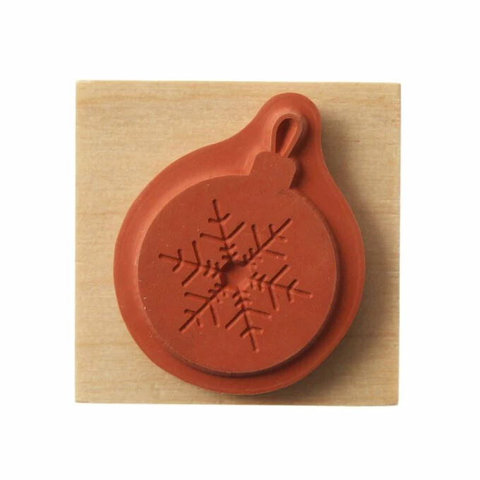 Brand new 🌟 Hobbycraft Snowflake Bauble Wooden Stamp 3.8cm X 3.8cm 🤩 4 Brand new 🌟 Hobbycraft Snowflake Bauble Wooden Stamp 3.8cm X 3.8cm 🤩 - Image 4