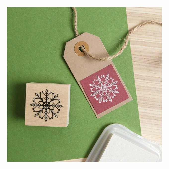 New 💯 Hobbycraft Ornate Snowflake Wooden Stamp 3.8cm X 3.8cm 😀 5 New 💯 Hobbycraft Ornate Snowflake Wooden Stamp 3.8cm X 3.8cm 😀 - Image 5