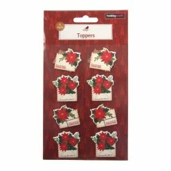 Hot Sale ๐ Hobbycraft Poinsettia Envelope Chipboard Toppers 8 Pack ๐ 7 Hot Sale ๐ Hobbycraft Poinsettia Envelope Chipboard Toppers 8 Pack ๐ -Hobbycraft Shop 658384 1003 4 Chipboard Toppers Poinsettia Envelopes