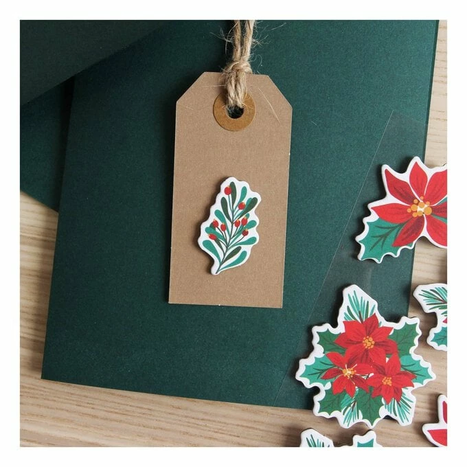 Top 10 ๐ Hobbycraft Poinsettia Chipboard Toppers 8 Pack โค๏ธ 2 Top 10 ๐ Hobbycraft Poinsettia Chipboard Toppers 8 Pack โค๏ธ - Image 2