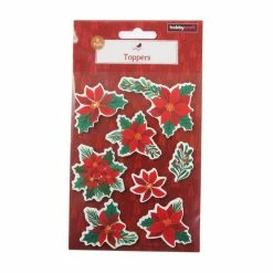 Top 10 ๐ Hobbycraft Poinsettia Chipboard Toppers 8 Pack โค๏ธ 7 Top 10 ๐ Hobbycraft Poinsettia Chipboard Toppers 8 Pack โค๏ธ -Hobbycraft Shop 658384 1005 4 Chipboard Toppers Poinsettias