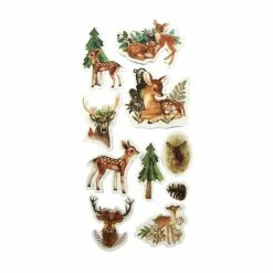 Promo โ Hobbycraft Winter Deer 3D Toppers 10 Pieces โ