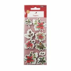 Top 10 ✔️ Hobbycraft 🎅 Christmas Foliage 3D Toppers 8 Pieces ✔️ -Hobbycraft Shop 658389 1000 4 Foliage Christmas Toppers