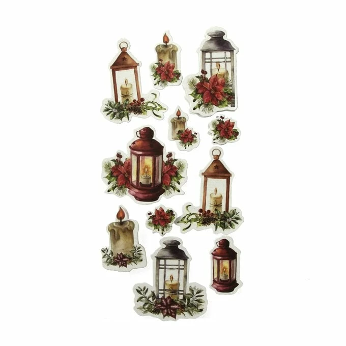 Top 10 ⌛ Hobbycraft Festive Lantern 3D Toppers 11 Pieces ⌛ 1 Top 10 ⌛ Hobbycraft Festive Lantern 3D Toppers 11 Pieces ⌛