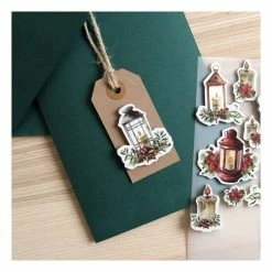 Alternative view of Top 10 ⌛ Hobbycraft Festive Lantern 3D Toppers 11 Pieces ⌛