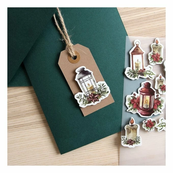 Top 10 ⌛ Hobbycraft Festive Lantern 3D Toppers 11 Pieces ⌛ 2 Top 10 ⌛ Hobbycraft Festive Lantern 3D Toppers 11 Pieces ⌛ - Image 2