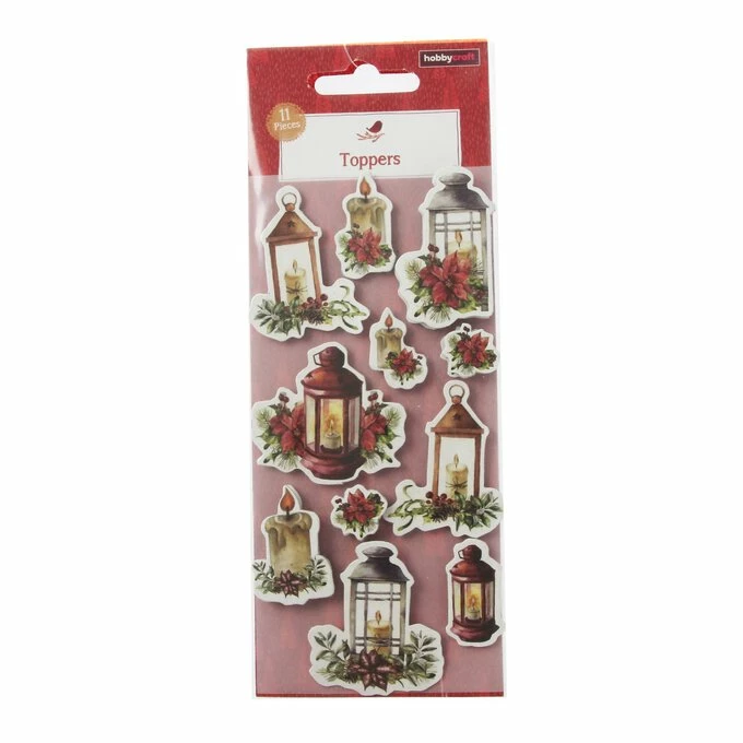 Top 10 ⌛ Hobbycraft Festive Lantern 3D Toppers 11 Pieces ⌛ 4 Top 10 ⌛ Hobbycraft Festive Lantern 3D Toppers 11 Pieces ⌛ - Image 4