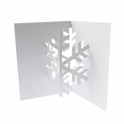 Cheap 🌟 Hobbycraft White Snowflake Pop-Out Card Inserts 5 Pack 🔔 -Hobbycraft Shop 658421 1001 3 Card Inserts 5pk snowflake